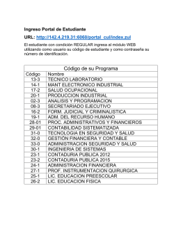C&oacute;digo de su Programa