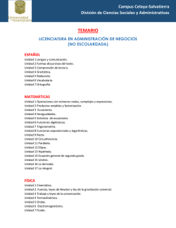 TEMARIO