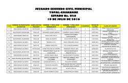 JUZGADO SEGUNDO CIVIL MUNICIPAL YOPAL