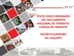 Presentaci&oacute;n de PowerPoint - Gerencia Regional de Transportes y