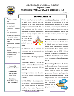 Taller 1. Boletin informativo a Padres 2016