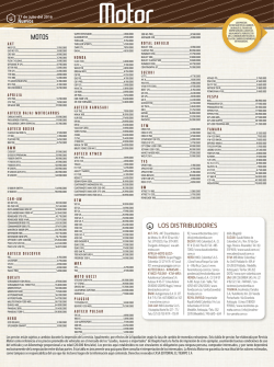 Precios revista motor de motos nuevas del mes