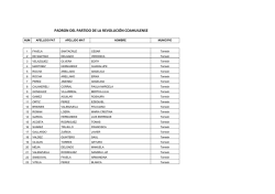 El padr&oacute;n de sus militantes, conteniendo exclusivamente el apellido