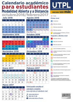 para estudiantes - Modalidad a distancia UTPL
