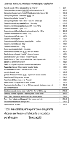 Lista - productos todos