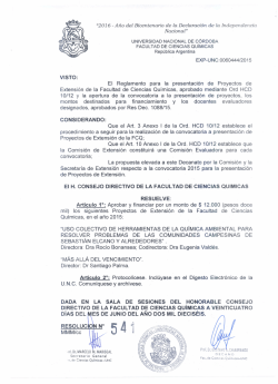 "201 6 - A&ntilde;o del Bicentenario de la Declaraci&oacute;n de la