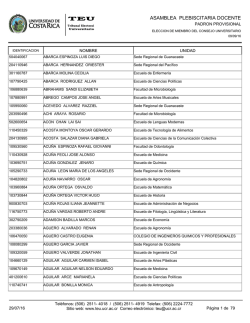 Padr&oacute;n Provisional
