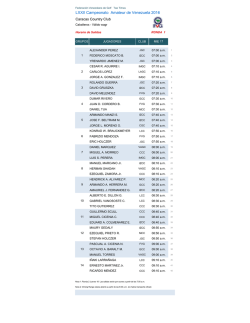 LXXII CAMPEONATO NACIONAL AMATEUR DE VENEZUELA Ver