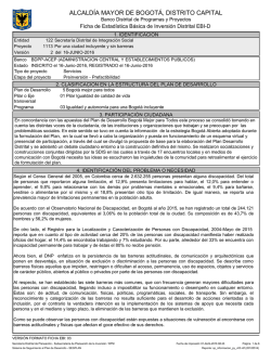 Proyecto 1113 Por una ciudad incluyente y sin barreras