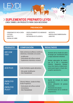 Descargar Folleto SUPLEMENTOS PREPARTO LEYDI