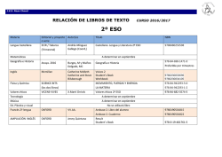 2&ordm; ESO - IES Rosa Chacel