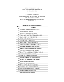 Ceremonia 1 - Unidades Tecnol&oacute;gicas de Santander