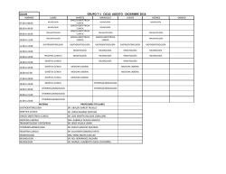 horarios septimo ago-dic 2016 - Facultad de Medicina de la UACH