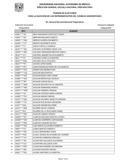 Listado Electores - Escuela Nacional Preparatoria