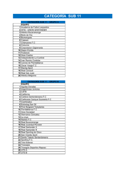 categor&iacute;a sub 11 - Liga Santandereana de Futbol