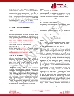 celulosa microcristalina