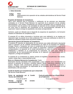 EST&Aacute;NDAR DE COMPETENCIA I.