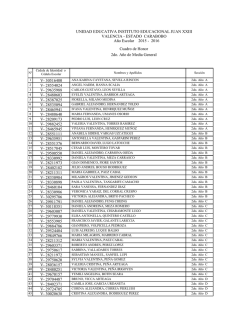 2do A&ntilde;o de Bachillerato - Valencia