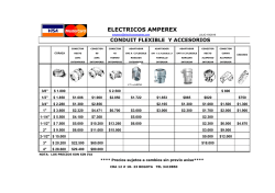 Conduit flexible y accesorios liquid tight.
