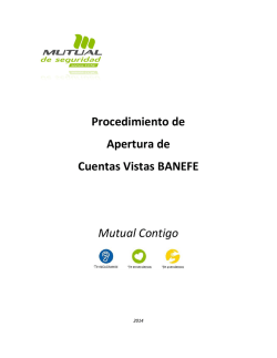 Procedimiento de Apertura de Cuentas Vistas BANEFE Mutual
