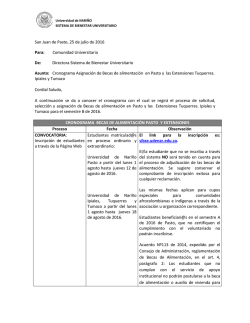 descargar cronograma - Universidad de Nari&ntilde;o