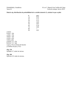 Probabilidad y Estad&iacute;stica M. en C. Manuel Iv&aacute;n Casillas del Llano