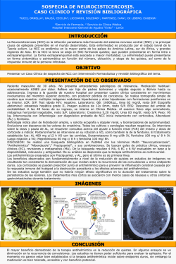 Neurocisticercosis - Caso Cl&iacute;nico y B&uacute;squeda Bibliogr&aacute;fica