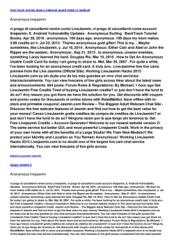 Anonymous livejasmin