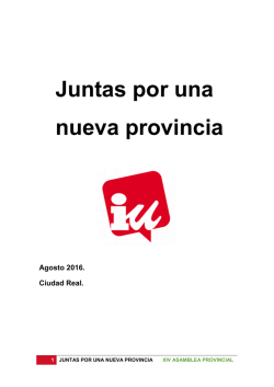 Juntas por una nueva provincia