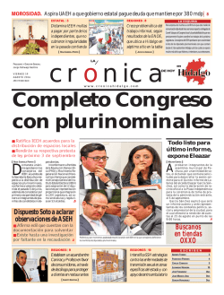 viernes 19 de agosto - La Cr&oacute;nica de Hoy en Hidalgo