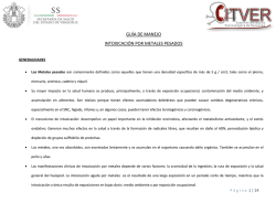 GU&Iacute;A DE MANEJO INTOXICACI&Oacute;N POR METALES PESADOS