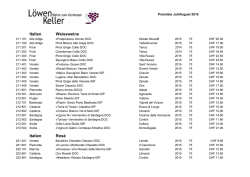 Italien Weissweine Italien Ros&eacute;