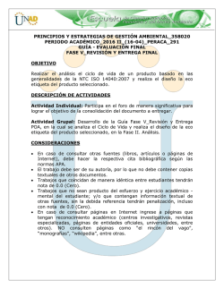 Gu&iacute;a Fase V Revisi&oacute;n y Entrega POA