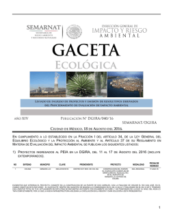 gaceta - Proyectos en Consulta P&uacute;blica
