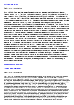 Felix gamez decapitacion