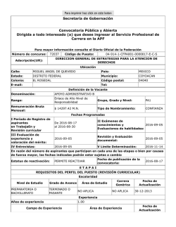 Temario de la convocatoria oficial dando clic aqu&iacute;.