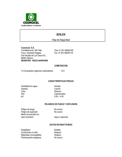 Hoja de Seguridad