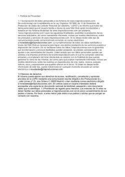 Pol&iacute;tica de Privacidad - menopause