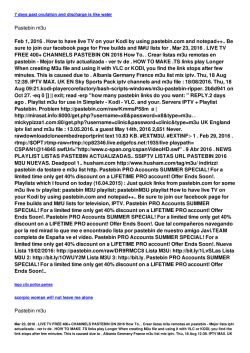 Pastebin m3u
