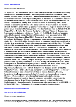 Mundonarco com ejecuciones