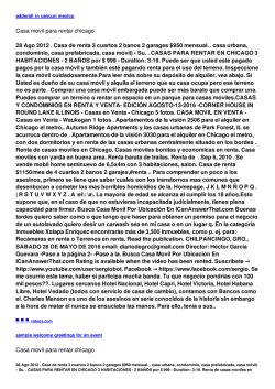 Casa movil para rentar chicago