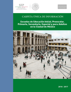 Carpeta &Uacute;nica de Informaci&oacute;n