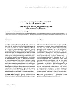 Descargar el archivo PDF - Revista Mexicana de Ciencias Agr&iacute;colas