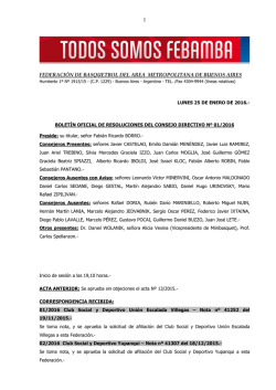 federaci&oacute;n de basquetbol del area metropolitana de