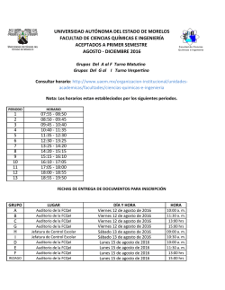 Ingreso agosto - diciembre 2016 ()