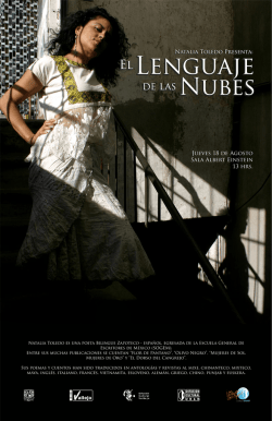 Natalia Toledo Presenta