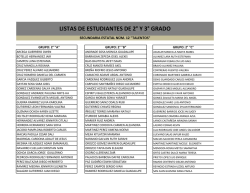 Asignaci&oacute;n de Grupos - Secundaria Estatal No. 12 "Talentos"