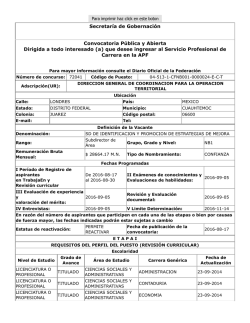 Temario de la convocatoria oficial dando clic aqu&iacute;.