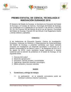 premio estatal de ciencia, tecnolog&iacute;a e innovaci&oacute;n