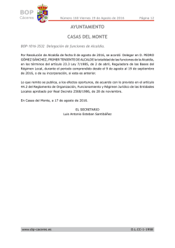 BOP-1016-3532 Delegaci&oacute;n de funciones de Alcald&iacute;a
